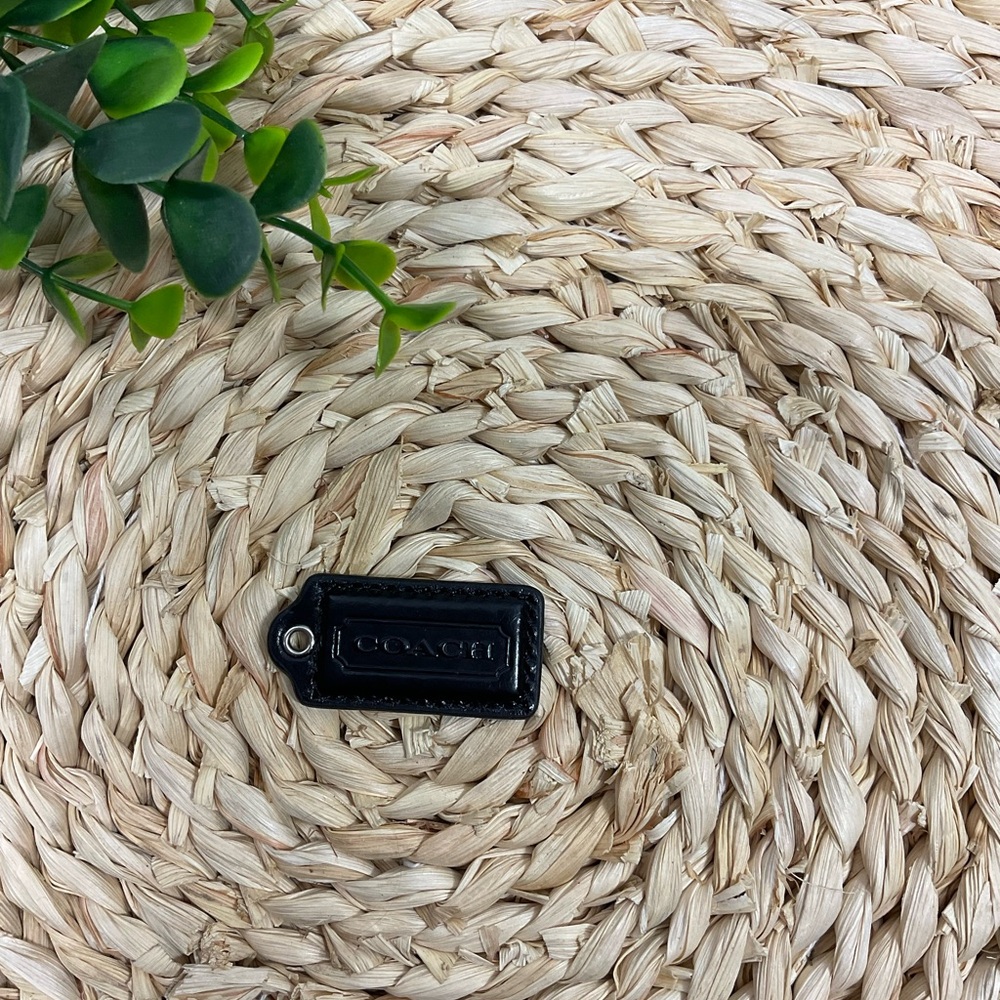 Coach Bags Hang Tag Black Without Chain